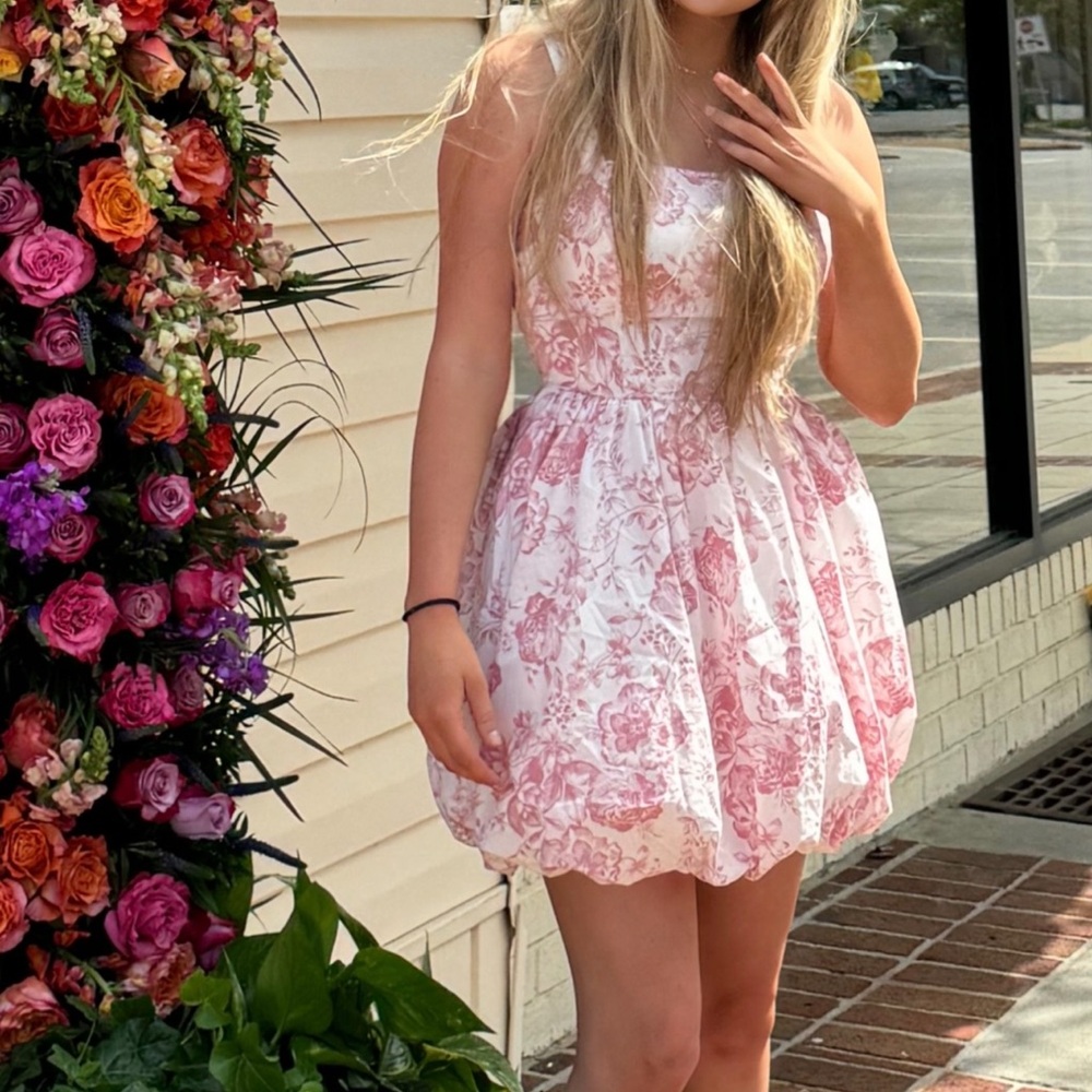 Trixxi Floral Bubble Dress